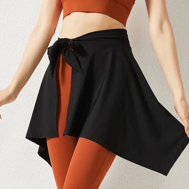 Fitness Dance One-Piece Skirt Running Series Waist Anti-Exposure Tights Outer Skirt Women Yoga Skirt Accessories - Quality Home Clothing| Beauty