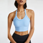 Fitness Training Yoga Bra Women Rib Halter Shock Absorption Push up Sports Bra - Quality Home Clothing| Beauty