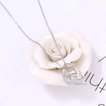 Heart of Love Zircon Pendant Necklace -  QH Clothing