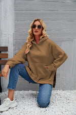 Hoodie Autumn Winter Trendy Loose Pockets Hooded Sweater for Women - Quality Home Clothing| Beauty