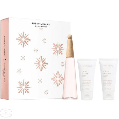 Issey Miyake L'Eau d'Issey Pivoine Gift Set 50ml EDT + 2 x 50ml Body Lotion - QH Clothing