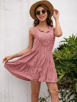 Women Clothing Summer Loose Sexy Solid Color Super Mori Dress - Quality Home Clothing| Beauty