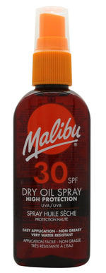 Malibu Dry Oil Sprej SPF30 100ml - QH Clothing | Beauty