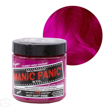 Manic Panic High Voltage Classic Semi-Permanent Hair Colour 118ml - Hot Hot Pink - QH Clothing