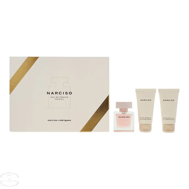 Narciso Rodriguez Narciso Cristal Gift Set 50ml EDP + 50ml Body Lotion + 50ml Shower Gel - QH Clothing