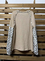 Pullover Women Winter Leopard Print Loose Leopard Splicing Women Sweater - Quality Home Clothing| Beauty