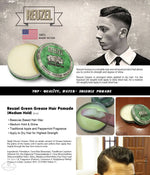 Reuzel Green Medium Hold Grease Pomade 113g - Quality Home Clothing| Beauty