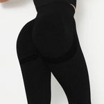 Seamless Knitted Hip-Lifting Moisture Wicking Yoga Pants Exercise Workout Pants Sexy Hip-Showing Women Tight Leggings - Quality Home Clothing| Beauty