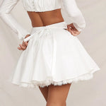 Sexy Women Clothing Bowknot Lace Skirt Sexy White Skirt Summer Sweet Spicy Small Skirt - Quality Home Clothing| Beauty