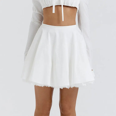Sexy Women Clothing Bowknot Lace Skirt Sexy White Skirt Summer Sweet Spicy Small Skirt - Quality Home Clothing| Beauty