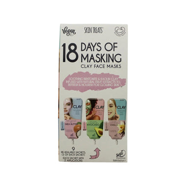 Skin Treats 18 Days Of Masking Gift Set 9 Resealable Bags 270ml - QH Clothing
