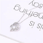 Sophisticated Heart Cutout Zircon Pendant Necklace - A Stylish Gift for Mom -  QH Clothing