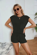 Spring Summer Loose Casual Suit Pocket Solid Color Women Knitted Sweater - Quality Home Clothing| Beauty