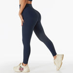 Spring Summer New Running Exercise Workout Pants Rib Hip Raise High Waist Belly Contracting Peach Pants Stretch Yoga Pants Women - Quality Home Clothing| Beauty
