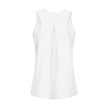 Spring Summer Nude Feel Skin Friendly Lace-up Vest Women Bow Beauty Back Loose Breathable Running Sports Blouse - Quality Home Clothing| Beauty