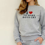 Street Hipster Loose Long Sleeve Sweatershirt Women Clothing - Quality Home Clothing| Beauty