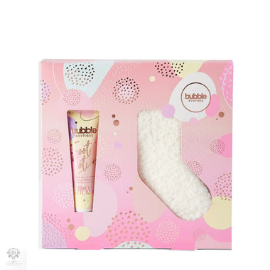 Style & Grace Bubble Boutique Sock Presentset 50ml Foot Lotion + 1 Pair Of Socks - Eco Packaging - QH Clothing