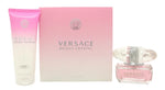 Versace Bright Crystal Giftset 50ml EDT + 100ml Body Lotion - QH Clothing | Beauty