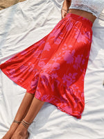 Women Clothing Printing Smocking Skirt - Quality Home Clothing| Beauty