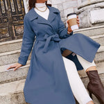 Women High Grade Woolen Autumn Winter Loose Coat Tall Urban Warm Woolen - Quality Home Clothing| Beauty