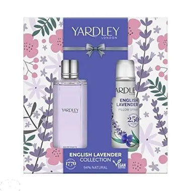 Yardley English Lavender Gift Set 50ml EDT + 50ml Pillow Spray - QH Clothing