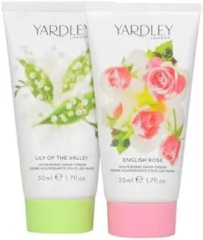 Yardley Hand Cream Gift Set 50ml Lily of The Valley + 50ml Rose - QH Clothing