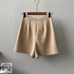 Double High Waist Korean Summer Shorts - QH Clothing