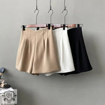 Double High Waist Korean Summer Shorts - QH Clothing