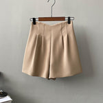 Double High Waist Korean Summer Shorts - QH Clothing