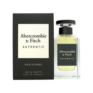 Abercrombie & Fitch Authentic Man Eau de Toilette 100ml Spray - Fragrance