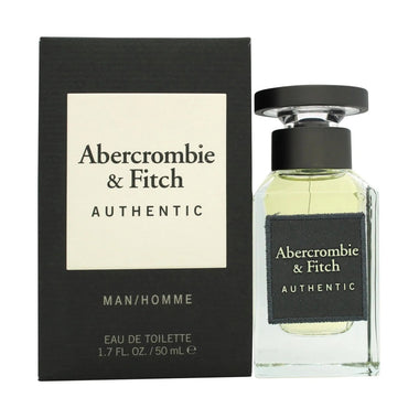 Abercrombie & Fitch Authentic Man Eau de Toilette 50ml Spray - QH Clothing