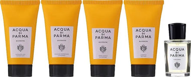 Acqua di Parma Barbiere The Daily Ritual Gift Set 20ml Colonia EDC + 40ml Face Wash + 40ml Shaving Cream + 40ml Face Cream - QH Clothing