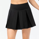 Active Checkered Pleated Skirt - QH Clothing