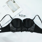 Adjustable Lace Push-Up Sports Bra - QH Clothing