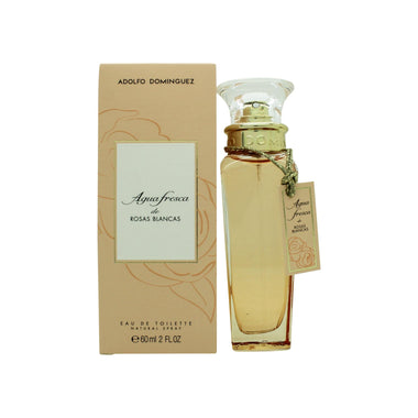 Adolfo Dominguez Agua Fresca de Rosas Blancas Eau de Toilette 60ml Spray - Fragrance