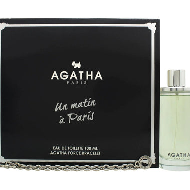 Agatha Paris Un Matin à Paris Gift Set 100ml EDT Spray + Bracelet (This Gift Set contains: 1 x 100ml EDT Spray 1 x Bracelet) - QH Clothing