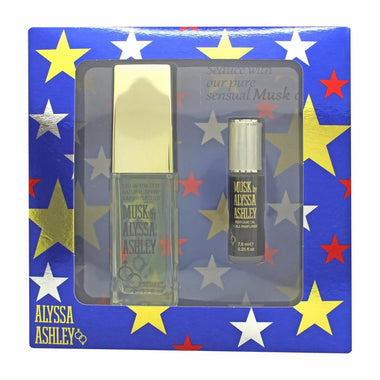Alyssa Ashley Musk Gift Set 50ml EDT + 7.5ml Perfume Oil - QH Clothing