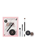 Anastasia Beverly Hills No-Fade Brow Kit 4g Dipbrow Pomade + 2.5ml Mini Clear Brow Gel + Brush - QH Clothing