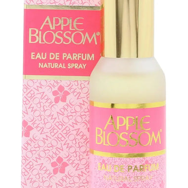 Apple Blossom Eau de Parfum 30ml Spray bottle and box showcasing elegant floral design