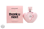 Pink heart-shaped perfume bottle with box for Ariana Grande Thank U, Next Parfum 100ml