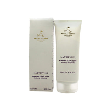 Aromatherapy Associates London Mattifying Purifying Facial Scrub with packaging box