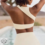 Asymmetric Back Yoga Vest - QH Clothing