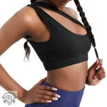 Asymmetric Shoulder Sports Bra - QH Clothing