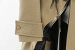 Spring Woolen Trench Coat - QH Clothing