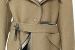 Spring Woolen Trench Coat - QH Clothing