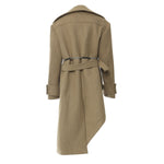 Spring Woolen Trench Coat - QH Clothing