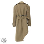 Spring Woolen Trench Coat - QH Clothing