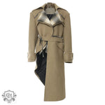 Spring Woolen Trench Coat - QH Clothing