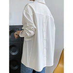 Back Buttoned Elegant Shirt - QH Clothing