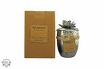 Bali Mantra Camellia Glass Silver Candle 500g - French Vanilla - Shower & Body Care